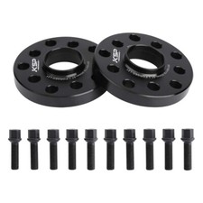 KSP 2PCS M14x1.5 20MM 5X112 & 5x100 Hubcentric wheel spacer for AUDI A3 A4 A6 VW picture