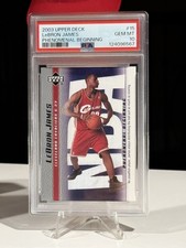 2003-04 Upper Deck Lebron James Phenomenal Beginning (RC) PSA 10 picture