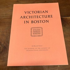 Victorian Architecture in Boston Journal Society Architectural Historians 1973 picture