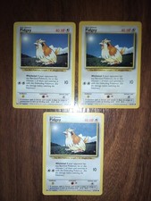 Pokémon TCG Base Set Pidgey x3 057/102 Unlimited WOTC *Look @ Photos* picture
