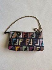*RARE* Vintage Fendi Multicolor Zucca Pochette picture