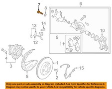 HYUNDAI OEM 17-22 Ioniq Brake Components-Caliper Assy Bolt 517353V500 picture