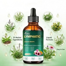 VivoNu Lymphatic Drainage Liquid Drops, 2oz 21-in-1 Botanical Dietary Supplement picture