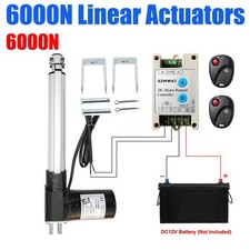 12V Linear Actuator 6000N/1320lbs Max Lift Heavy Duty W/ Controller for Auto Car picture