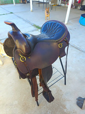 Circle Y Brown Park & Trail Western Saddle, Traditional Design picture