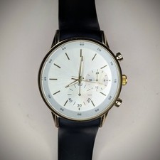 Aldo Unisex Adult Analog Wrist Watch White Dial Dual Time S-7978 picture