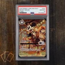 Mickey Mouse Brave Little Prince 2025 Disney Lorcana EN 9-Fabled Iconic PSA 10 picture