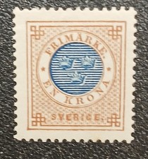 1886 Sweden Scott #49 MNH picture