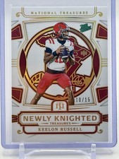 KEELON RUSSELL RC 2025 NATIONAL TREASURES GOLD /15 Alabama 5 Star Rated Prospect picture