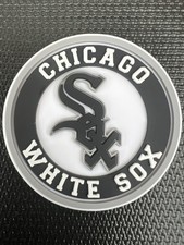 VINTAGE CHICAGO WHITE SOX ROUND RUBBER STANDINGS BOARD FRIDGE MAGNET 2026 NEW picture