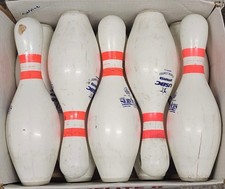 USED Bowling Pins QTY 10 Amflite II QubicaAMF in Box picture