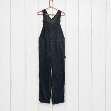 Vintage JCPenney Big Mac Denim Bib Overalls Measures Size 34x31 Dark Wash Square picture
