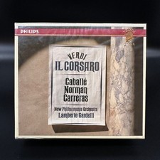 Verdi IL CORSARO Gardelli Caballe Norman Carreras [Philips 2 CD Set] SEALED RARE picture