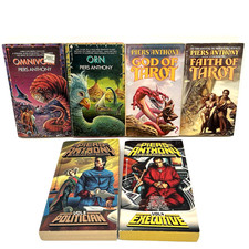 Piers Anthony Near Complete Vintage SciFi Series Paperback Book Lot of 6 picture