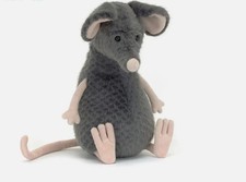 LACHLAN SAD RAT Plush Soft Stuffed Toy -Environment Friendly Toy USA BE picture
