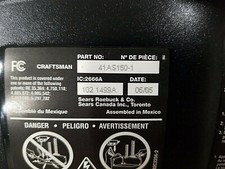 Sears Craftsman 41AS150-1 Circuit Logic Board End Panel Purple Learn BOARDS ONLY picture
