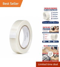 Clear Fiberglass Reinforced Strapping Tape 1
