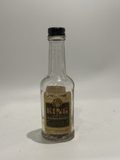 Vintage Forman’s King Blended Whisky Mini Bottle 1/10 Pint 86 Proof Empty #A1 picture