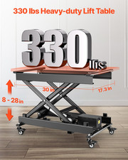 Electric Lift Table 330 lbs Capacity 8-28