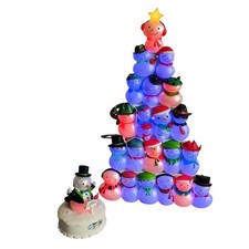 Hallmark Interactive Wireless Christmas Concert Snowmen Complete Set w Conductor picture