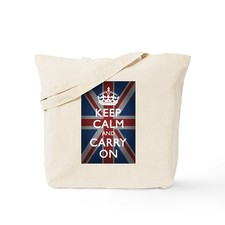 CafePress Keep Calm And Carry On Tote Bag (672277197) picture