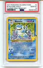 2021 Pokemon Celebrations Blastoise Holo Classic Collection 2/102 PSA 10 picture