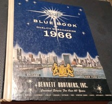 VINTAGE BENNETT BROTHERS BLUE BOOK OF QUALITY MERCHANDISE 1966 picture