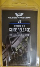 Wilson Combat 1911 Extended Slide Stop Release Lever Blued #7B - Factory NEW picture