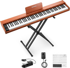 Donner DEP-1S Piano Keyboard 88 Keys, Beginner Digital Piano with 88 Key Velocit picture