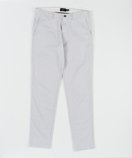Club Monaco Connor Pants Mens 30x32 Gray Modern super Slim Fit Cotton Chinos picture