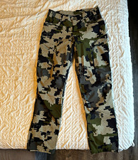 KUIU Tiburon Water Resistant Camo Pants Men's 34 Regular Verde picture