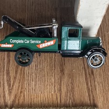 Crown Premiums 1931 Hawkeye Diecast Tow Truck Green/Black 