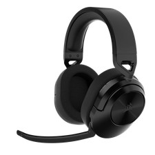 Corsair HS55 Wireless Gaming Headset Dolby 7.1 Bluetooth Carbon Certified Refurb picture