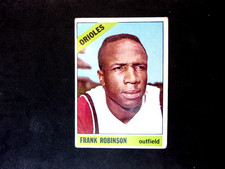 1966 TOPPS #310 FRANK ROBINSON..NO CREASES..CORNER-EDGE WEAR..ORIOLES..HOFAMER picture