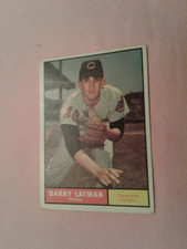1961 Topps Barry Latman Cleveland Indians - high number - card 560 picture