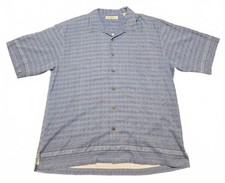 Tommy Bahama Men's Blue Short Sleeve Button-Up Shirt XL picture