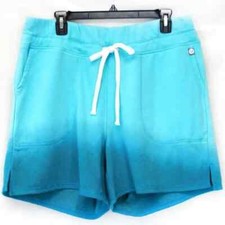 LIVI Lane Bryant Plus Blue Tie-Dye French Terry Pockets Stretch Shorts 22/24 picture