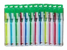 12 Pk GUM 411 Classic Full size (4 rows) brushes Soft Toothbrush With Rubber Tip picture