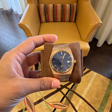 Tissot PRX Powermatic 40mm Rose Gold Blue Textured Dial picture
