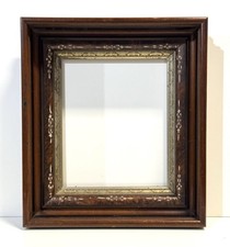 Antique Victorian Walnut Deep Well Picture Painting Frame picture