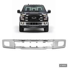 Bumpers Steel 1 KUAFU Front Bumper Face Bar Compatible 2015-2017 3pcs picture