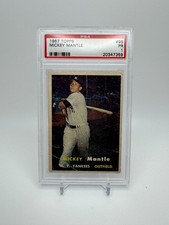 1957 TOPPS #95 MICKEY MANTLE PSA 1 picture