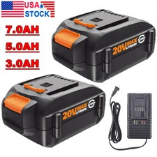 2Pack Max 20V For WORX WA3525 20V 7.0Ah Max Lithium Battery Power Tools WA3520 picture