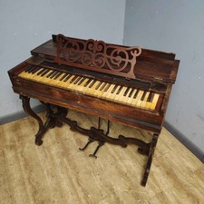 1860's Treat & Linsley of New Haven CT Melodeon Pump Organ picture