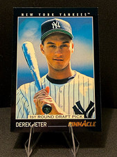 1993 Pinnacle Derek Jeter New York Yankees #457 1st Round Draft Pick RC picture