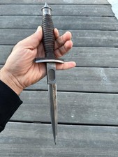 Fairbairn Skyes BRITISH ARMY COMMANDO Double Edge Dagger Knife 2ND PATTERN picture