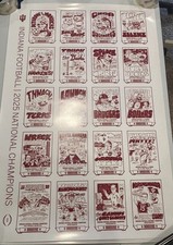 Indiana Football Poster 2025 National Champs Hoosiers Game Day Posters 24x36 IU picture