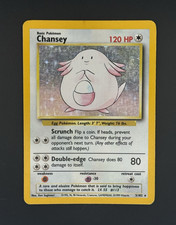 Chansey 003/102 - Vintage Pokemon Base Set - Holo Rare - English picture
