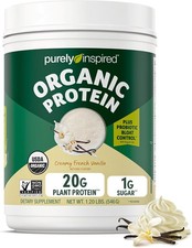 Purely Inspired Plant-Based Protein Powder for Men & Women, Creamy French...  picture