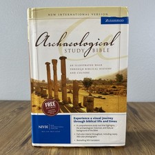 NIV Archaeological Study Bible Illustrated Walk Through Biblical History NO DISC picture
